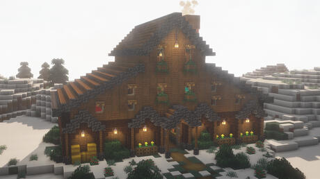 Big Winter Cabin (inspired by Gorillo)