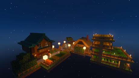 Skyblock Village (collab with leif123456)